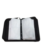 120 Discs Portable CD DVD Nylon Holder Bag Case Album Organizer Media Storage