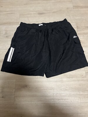 Lonsdale Mens 4XL Black Swim Shorts England Punk Oi!