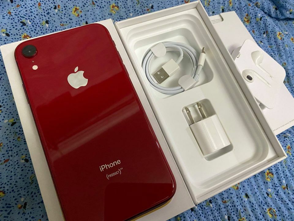 超美品 iPhone XR 64GB Red 赤 SIMフリー 初期化済