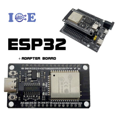 ESP32 CH340C USB Type-C Development Board Wifi+Bluetooth + Adapter Board Shield
