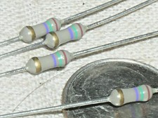4 GENUINE OHMITE 150M 150 M MEG OHM MINI-MOX HI-V RESISTOR 1/4 .25 W WATT 5 USA