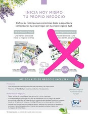 SWISS JUST USA Membresía Bienestar Negocios Kit Inicial Inglés-Español Eucasol