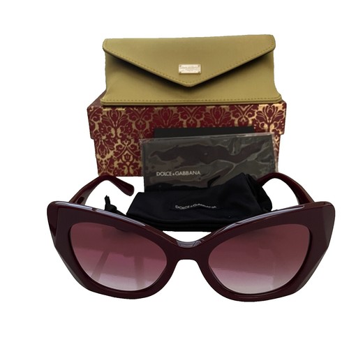 DOLCE & GABBANA DG4359F 502/13 52 Havana Cat Eye Women display picture 2