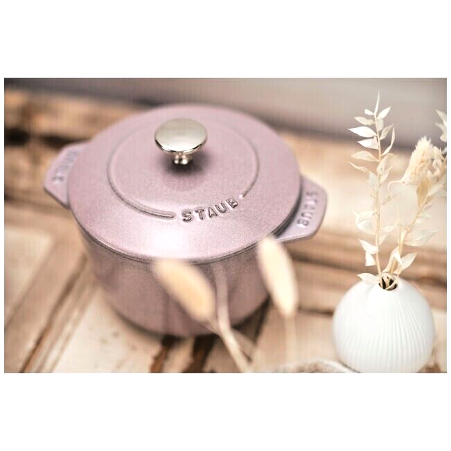 staub ココット de GOHAN S 12cm Staub La Cocotte de Gohan 12cm S Rice Pot Chiffon Rose 1 Cup