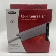 Belkin Cord Concealer - 6' 1.8m - Protects Up To 3/4" Wide Cables - White WFH