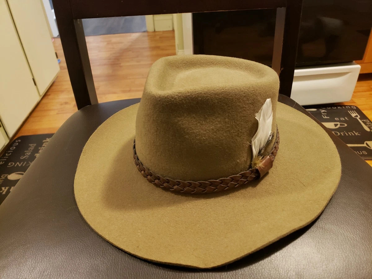 VINTAGE WOOL OUTBACK THE AUSSIE HAT MADE IN AUSTRALIA SIZE 57 | eBay