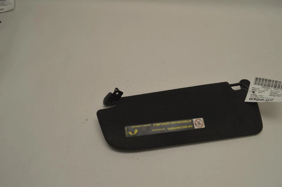 AUDI S6 2013-2017 TECHO DERECHO PASAJERO PARASOL PARASOL TELA NEGRA OEM Foto 3 de 4