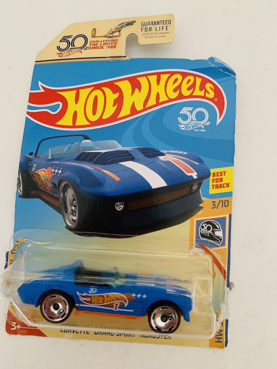 Hot Wheels Race Team *3/10* Corvette Grand Sport Roadster Car