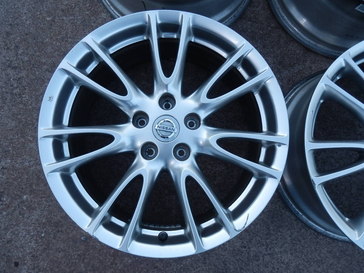 Nissan V36 Skyline Genuine wheels 18x7.5J +45 8.5J +50 PCD114.3