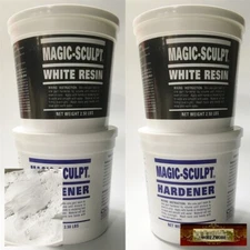 M02052x2 MOREZMORE 10 lb WHITE Magic Sculpt Sculp Epoxy Clay Model Putty