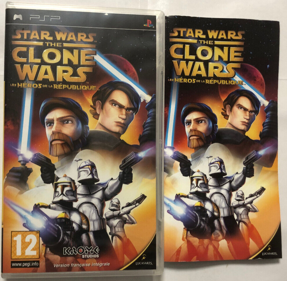 Star Wars The Clone Wars Les Héros de la République PSP