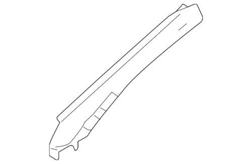 Panel de trim del parabrisas izquierdo para Ford Freestyle 2005-2007 (N/P 7F9Z-7403599-AB)