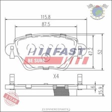 Kits de frein Ford COUGAR