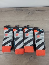 NEW 12 PAIRS  Hanes Premium 6-12 Size Multicolored Mens Socks 97 Polyester