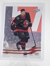 2025-26 Upper Deck #376 David Perron Clear Cut Ottawa Senators