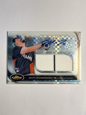 2012 Topps Finest Jumbo Relic RC Xfractor Matt Dominguez Auto/Patch‼️Miami⭐️/299