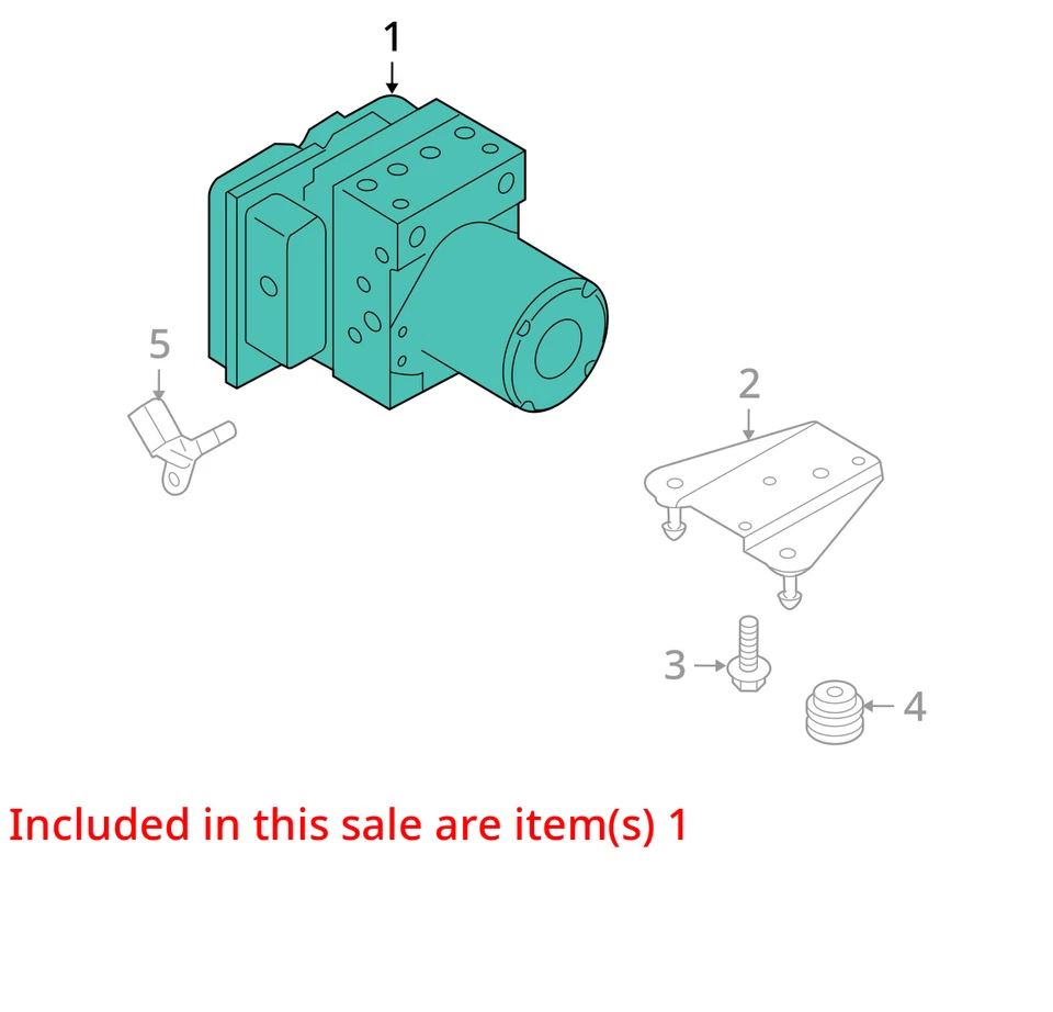 Audi S4 2011 ABS bomba actuador de freno antibloqueo fabricante de equipos originales 127 k millas (LKQ ~ 420027106) Foto 4 de 4