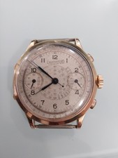 Cronografo Eberhard & Co. "Jumbo" 38mm-Oro 18k -Quadrante Multiscala Chiocciola