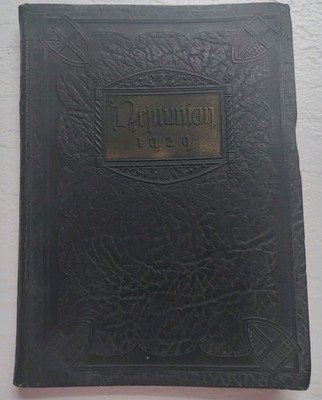 Vintage 1929 Neptune High School Seniors Neptunian Year Book Very Good Condition