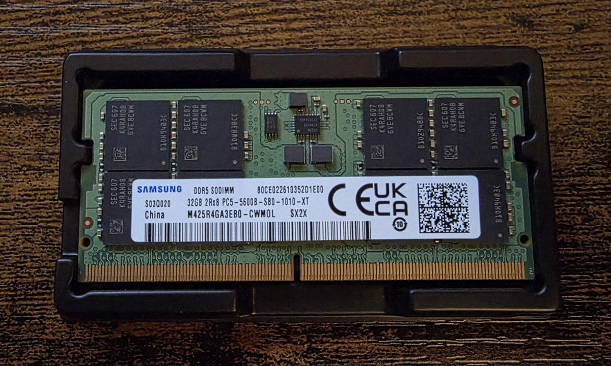Samsung SO-DIMM Computer Memory (RAM) 32 GB Total Capacity for