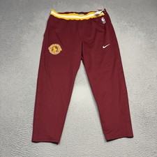 Nike Cleveland Cavaliers Team Issue Warm Up Pants Adult Size 2XL XXL Maroon NBA