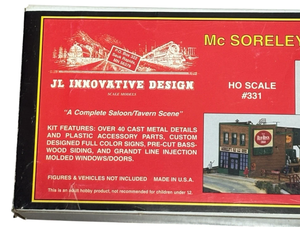 JL Innovative Design HO Scale McSoreley's Old Ale House Kit #331 - Image 3 of 4