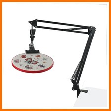 Hand Embroidery Hoop Holder Adjust Embroidery Hoop Stand Metal Embroidery Lap...