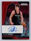 2024-25 Panini Prizm #RSI-PLL Pelle Larsson Rookie Signatures Prizms Blue Wave