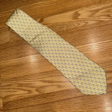 Vineyard Vines Custom Collection Silk Yellow Umbrellas Tie SmithBarney Citigroup