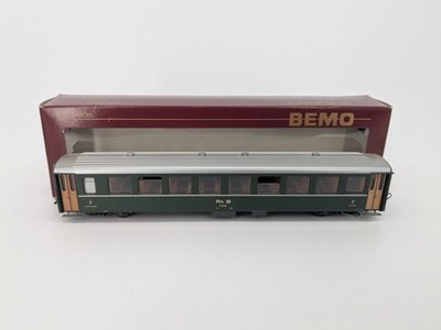 Bemo 3250 104 - RhB Rhätische Bahn #2 Passenger Car - HOm Scale