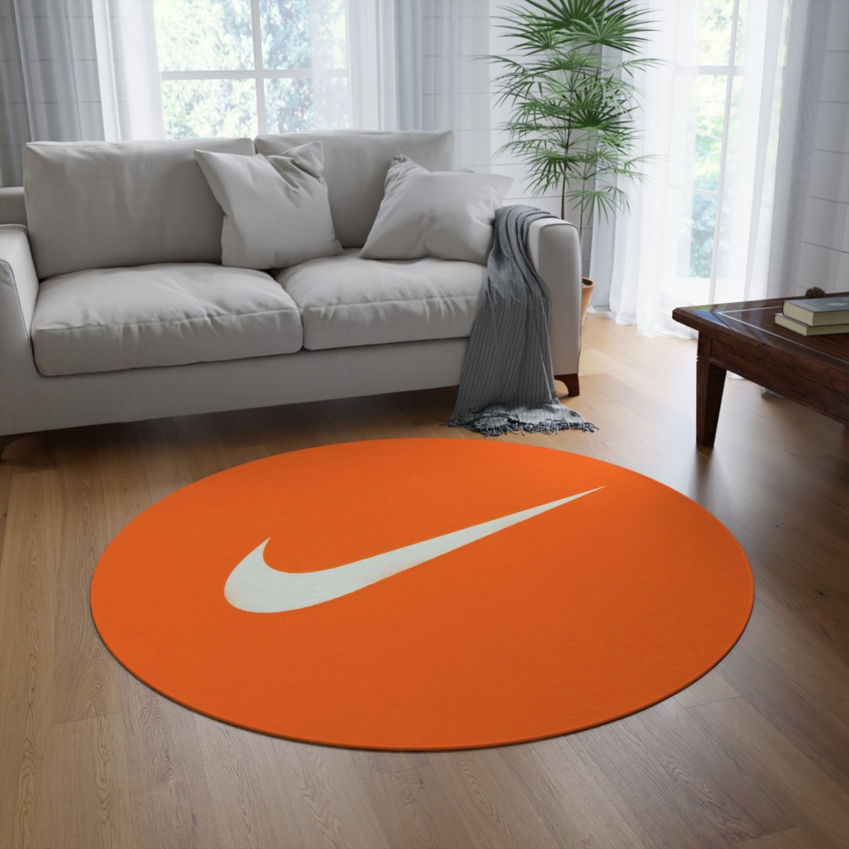 ナイキ Nike Swoosh Rug ラグマット Nike Swoosh Round Rug | eBay