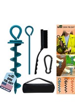 Eurmax USA Heavy Duty Dog Tie Out Stake for Large Dogs up to 210 lbs