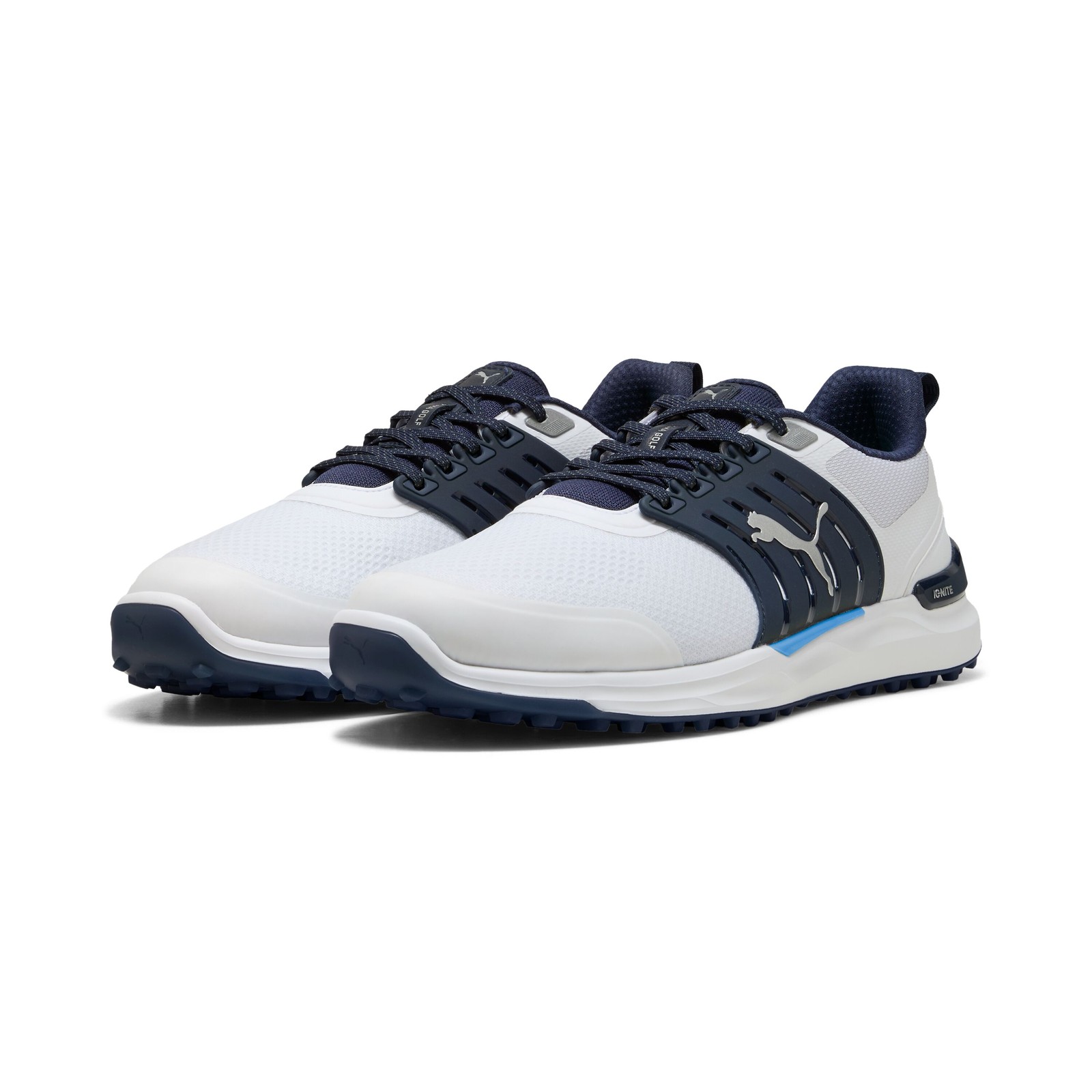 New Puma Golf Ignite Elevate 2 Shoes Puma White-Deep Navy 10.5 Medium (SS25) thumbnail 3