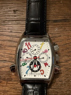 Christian Van Sant Prodigy CV9131 Men's White Dial Analog Automatic Watch