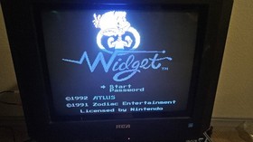 Widget Nintendo NES Video Game Cartridge Atlus 1992 Action Platformer NTSC-U/C