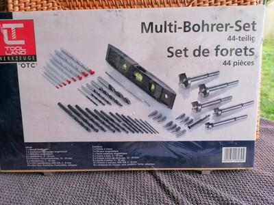 Multi-Bohrer-Set, 44-teilig, Marke Tool Land, Bohrer für Holz/Metall/Kunststoff
