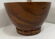 8.75" Well Equipped Kitchen Wood Bowl