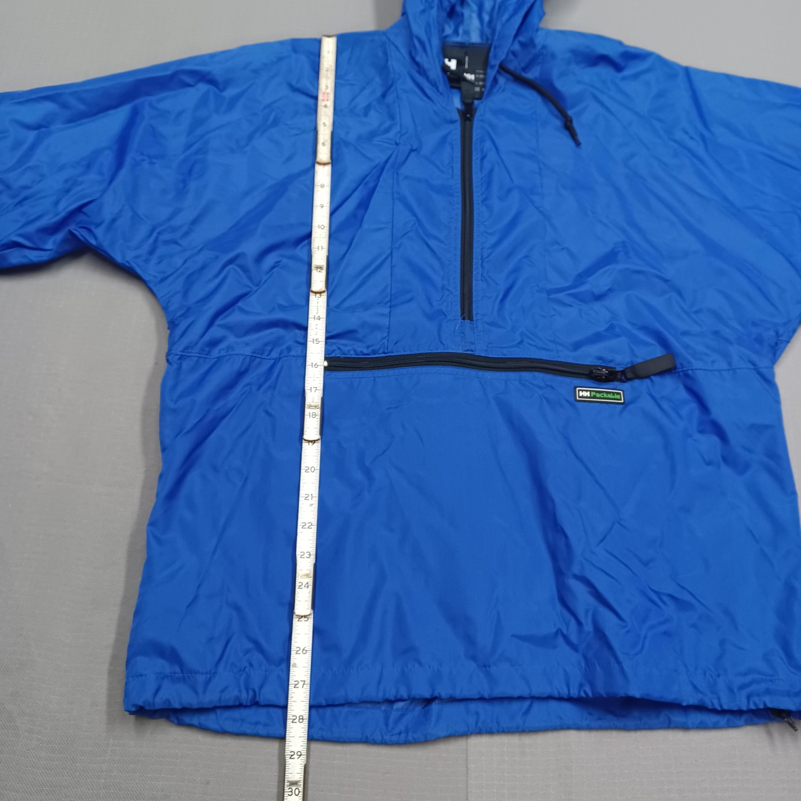 Helly Hansen Packable Jacket Mens Medium Blue Hoo… - image 6