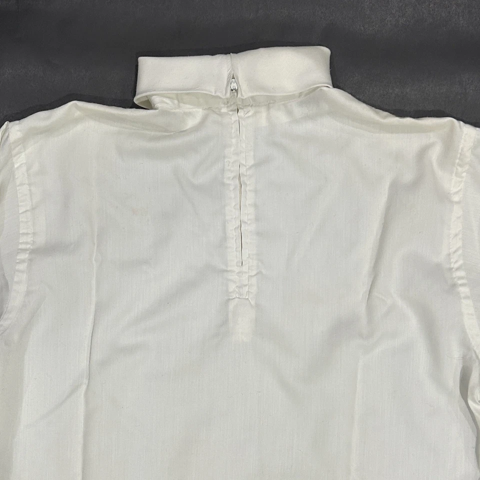 Camisa de vestir de colección años 60 Dandy Mod cremallera cuello tortuga puños franceses Robinsons Hathaway Foto 3 de 4