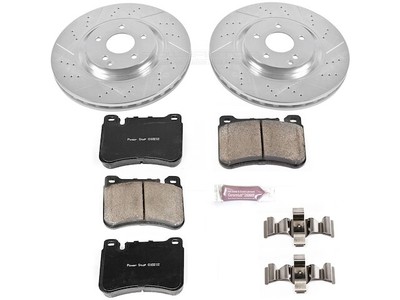 Front Brake Pad and Rotor Kit For 2006-2008 Mercedes SLK280 2007 CJ468CQ