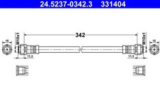 Flexible de frein Mercedes 407