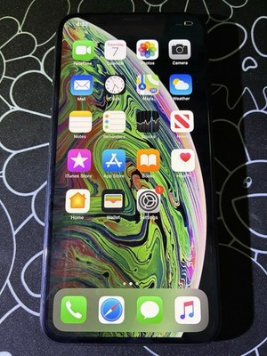 iPhone XS Max 256GB Locked T-Mobile Black Very Good Condition