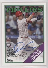 2023 Topps Series 2 1988 Topps Baseball Auto Dalton Guthrie #88BA-DGU Auto 0c3e