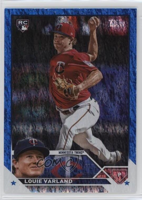 2023 Topps Series 2 Blue Foil /999 Louie Varland #441 11o2