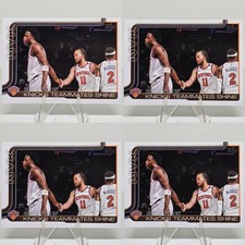 New York Knicks 2025 Topps Basketball #274 Big Apple W Finals Winners 4 Card Lot