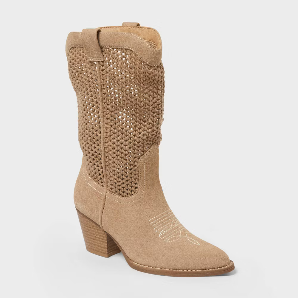 Women s Jasper Western Boots with Memory Foam Insole - Universal Thread 10