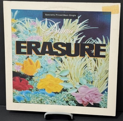 Erasure Drama 12  Maxi-Single VG+ 1989 Sire Synth Pop New Wave