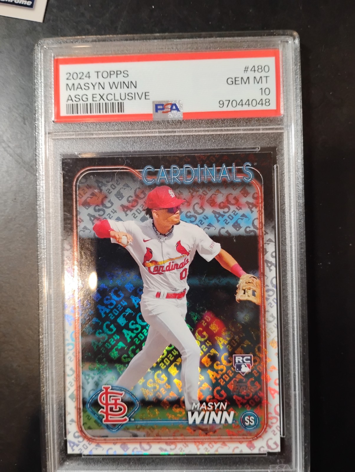 2024 TOPPS MASYN WINN ALL-STAR GAME ASG EXCLUSIVE FOIL #480 Cardinals RC PSA 10