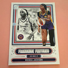 Panini 2025 Donruss WNBA Franchise Features Rickea Jackson #8 Los Angeles