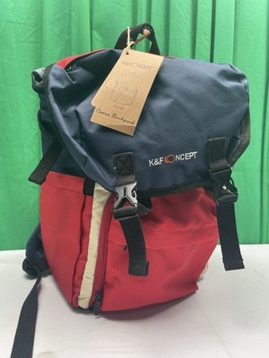 K&F Concept DSLR Camera Backpack Waterproof Multi-Functional Red Blue Bag 12x18 